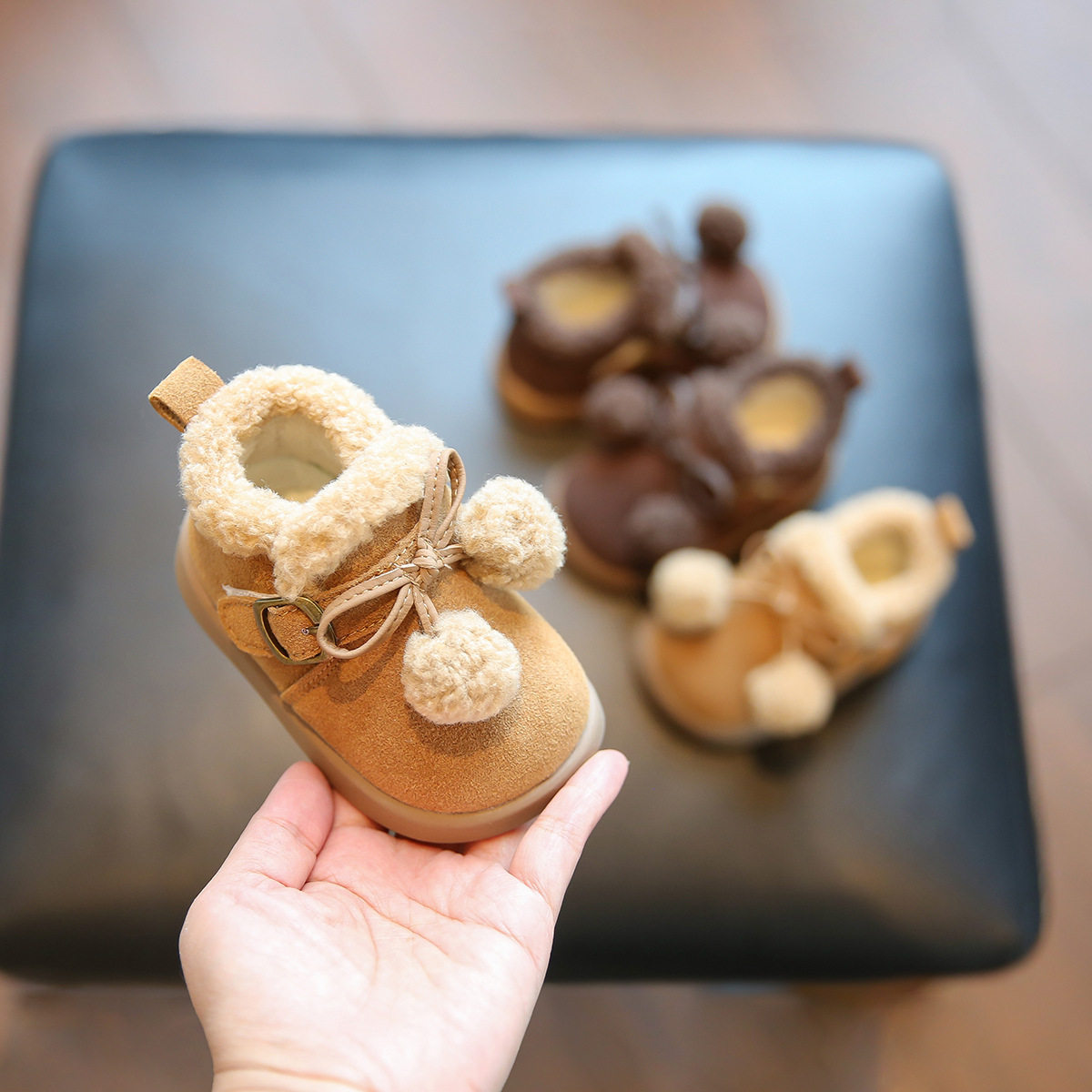 小步点婴幼儿棉鞋加绒加厚女宝宝冬季鞋子软底学步鞋男小童雪地靴,童鞋/婴儿鞋/亲子鞋,婴儿步前鞋/袜鞋,淘宝优惠券,粉丝福利购,淘宝优惠卷