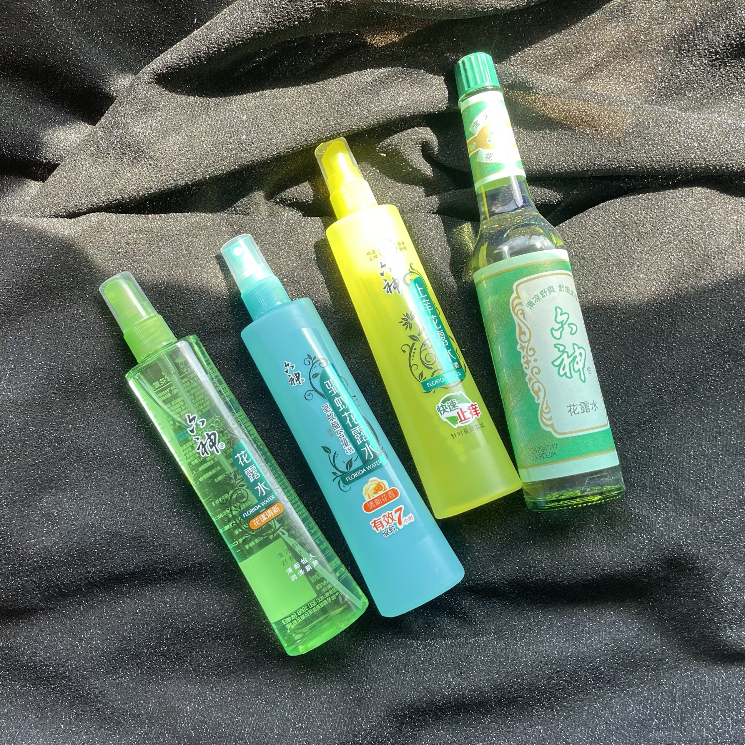 六神花露水玻璃瓶驱蚊止痒喷雾