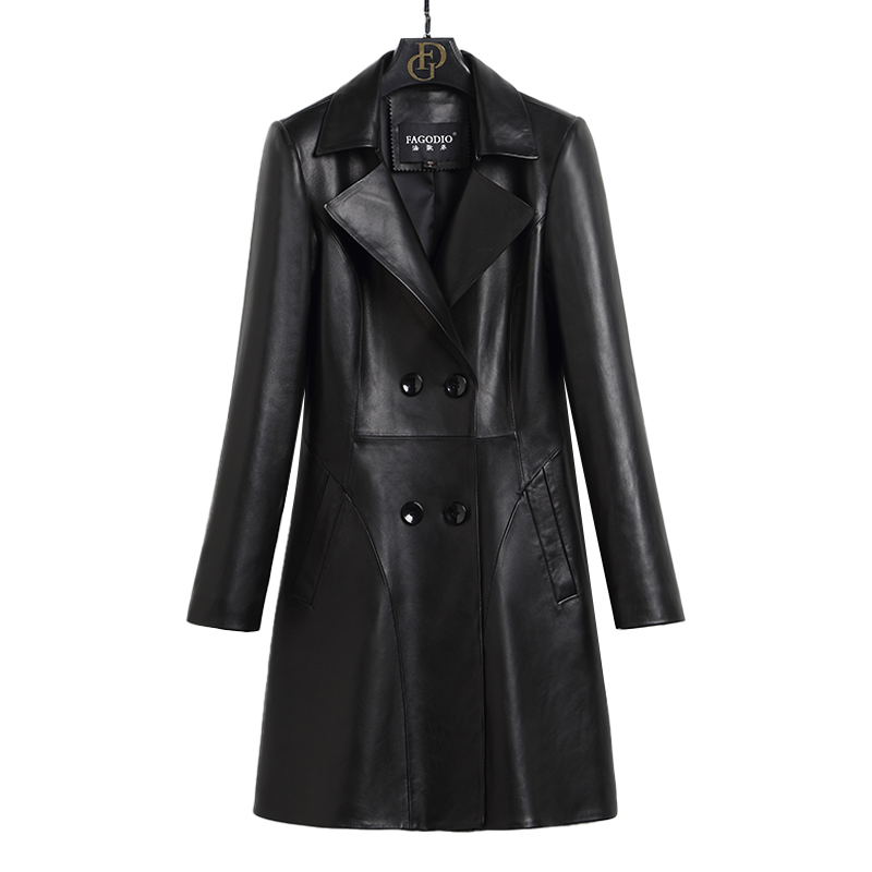 海宁真皮皮衣法歌弟时尚修身