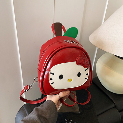 双肩包女时尚小众设计韩版可爱卡通少女休闲街头潮流轻便旅游背包
