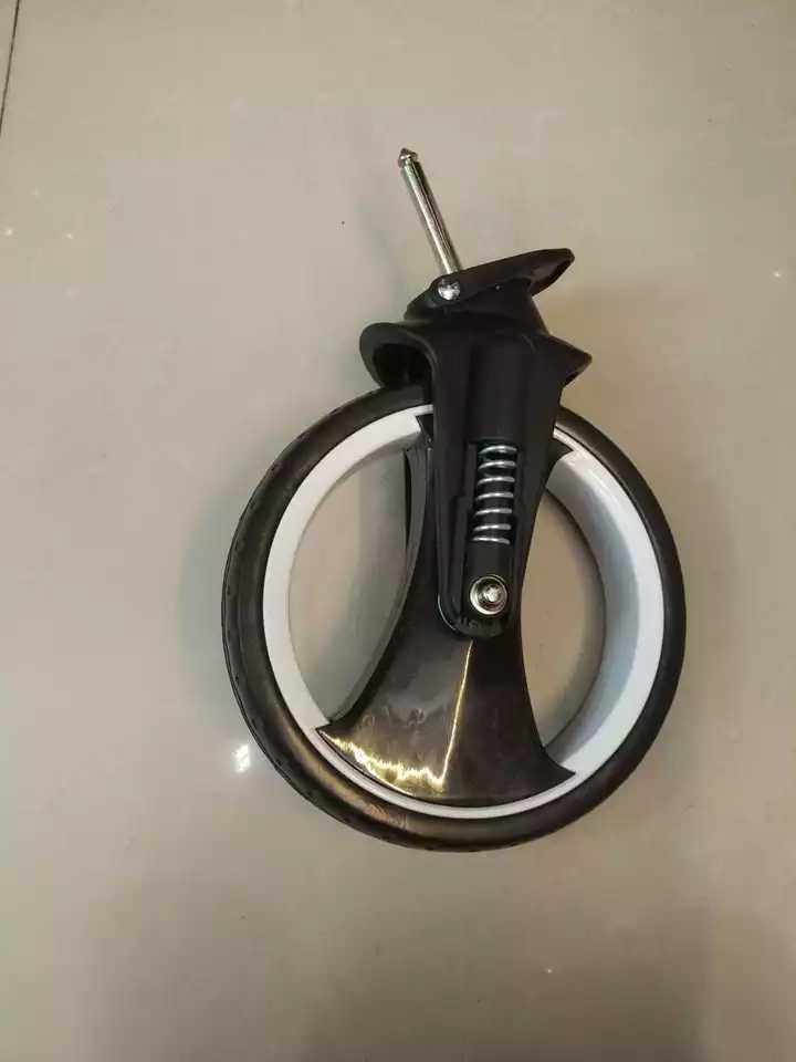 贝丽可/天瑞/前轮免充气轮原装配件婴儿推车轮子前轮各种配件