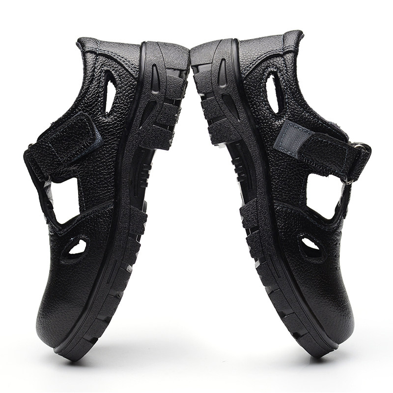 夏季透气工地男鞋钢头钢板劳保鞋夏季透气防砸工作鞋大孔透气凉鞋在类目 居家日用, 防护用品, 防护鞋中 - 来自Buy2taobao.com提供专业的淘宝代购服务