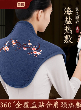 颈椎肩颈热敷包盐袋电加热海盐粗盐电热盐艾灸包艾草袋子