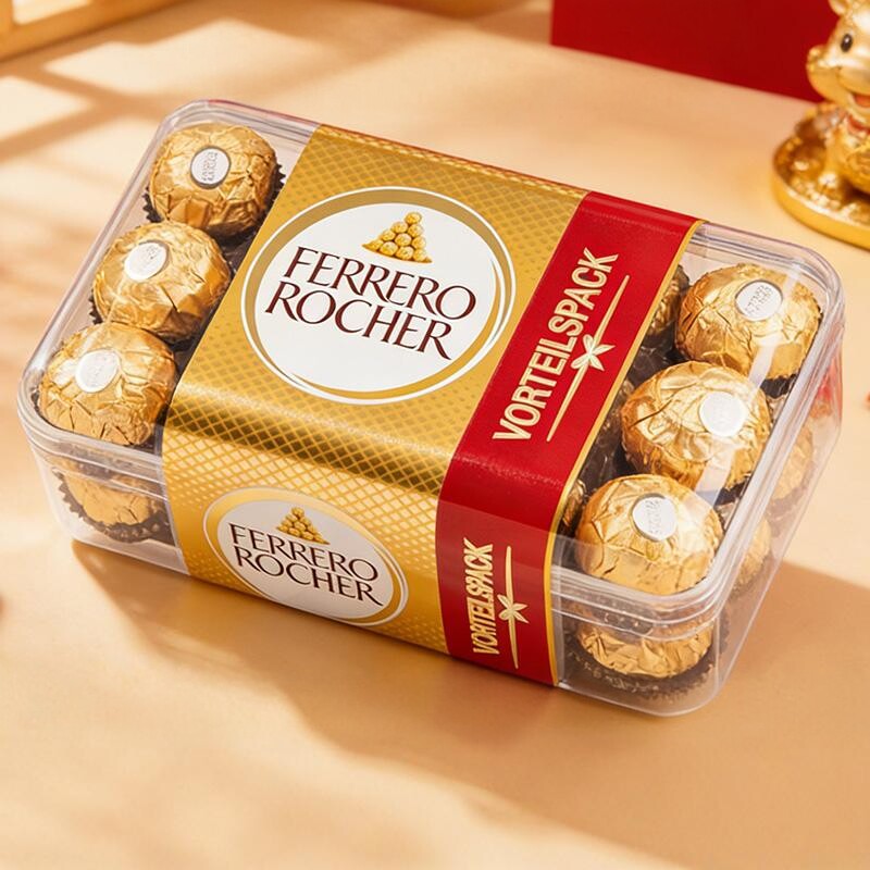 FERRERO费列罗榛果巧克力30粒礼盒装喜糖零食官方旗舰店批发正品