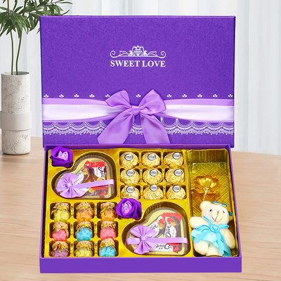 巧克力礼盒情人节礼物送男女友