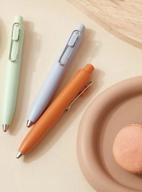 uni三菱UMN-SP小浓芯胖迷你口袋笔中性笔速干防水uniball one按动式便携可爱萌系中性笔女生礼物2023限定新品