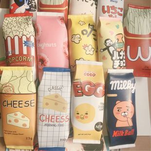 韩国简约女初中学生小清新可爱新文具盒 创意零食笔袋 韩版 默小七