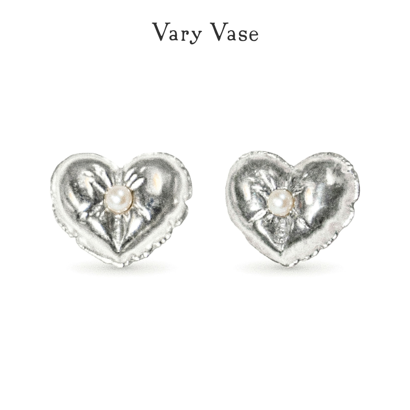 Vary Vase 气球爱心珍珠耳钉 原创设计小众高级感礼物