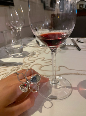 InescxyJewels Handmade Silver flower 纯银花朵戒指耳钉