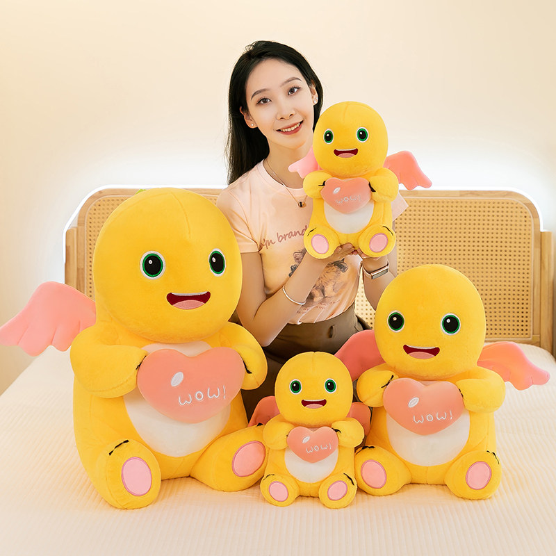 奶龙变身蜜蜂天使大号毛绒公仔
