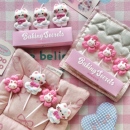 烘焙秘密 可爱猫咪生日蛋糕蜡烛 ins韩国蝴蝶结小猫小兔花朵蜡烛