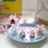 Маленькая шапка с бантиком, украшение для ногтей, Южная Корея, с медвежатами