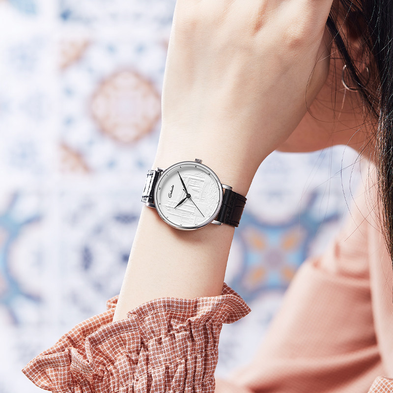 新款卡罗莱正品牌女表女士手表时尚简约防水休闲超薄石英表女潮流