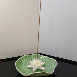 室内优选卫生香桌面摆件线香莲花圆香插不落灰香座茶几家用
