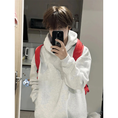 cleanfit白灰色卫衣2025新款