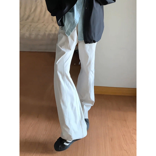 美式斜切软壳防水冲锋裤男款cleanfit工装裤子秋季速干微喇休闲裤