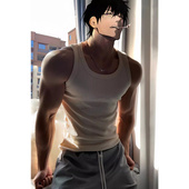 坎肩紧身弹性健身运动马甲 白色打底t恤无袖 美式 重磅螺纹背心男款