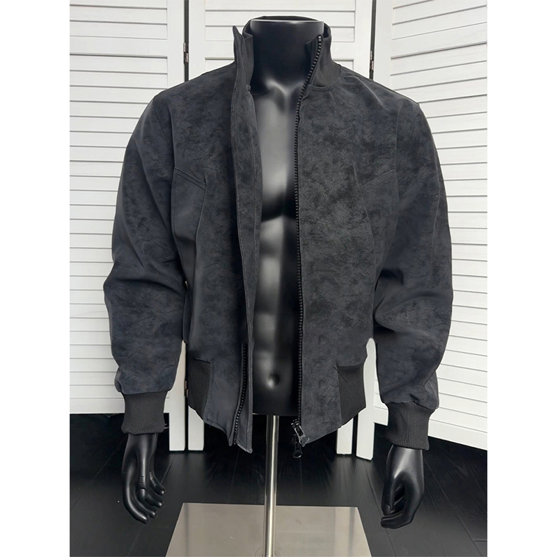 男美式防水防风立领飞行员夹克