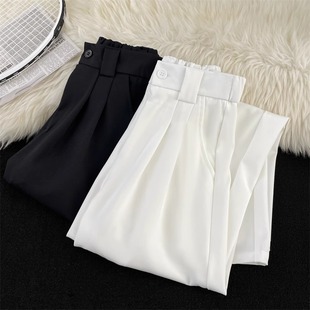 cleanfit潮牌痞帅高级感直筒宽松阔腿长裤 薄款 男秋季 垂感休闲西裤