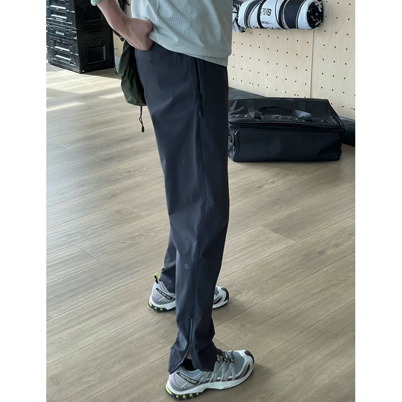 美式侧拉链软壳冲锋裤男款