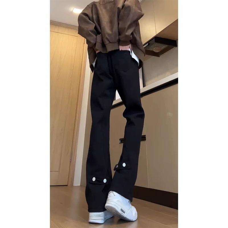 直筒vibe弯刀美式高街裤子秋冬季