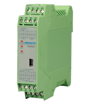 OMEGA温度变送器 TXDIN70-24V 双通道DIN导轨安装TXDIN70-DISPLAY