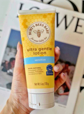 无香料超温和！面部身体两用！BURT'S BEES敏感肌婴儿润肤乳面霜