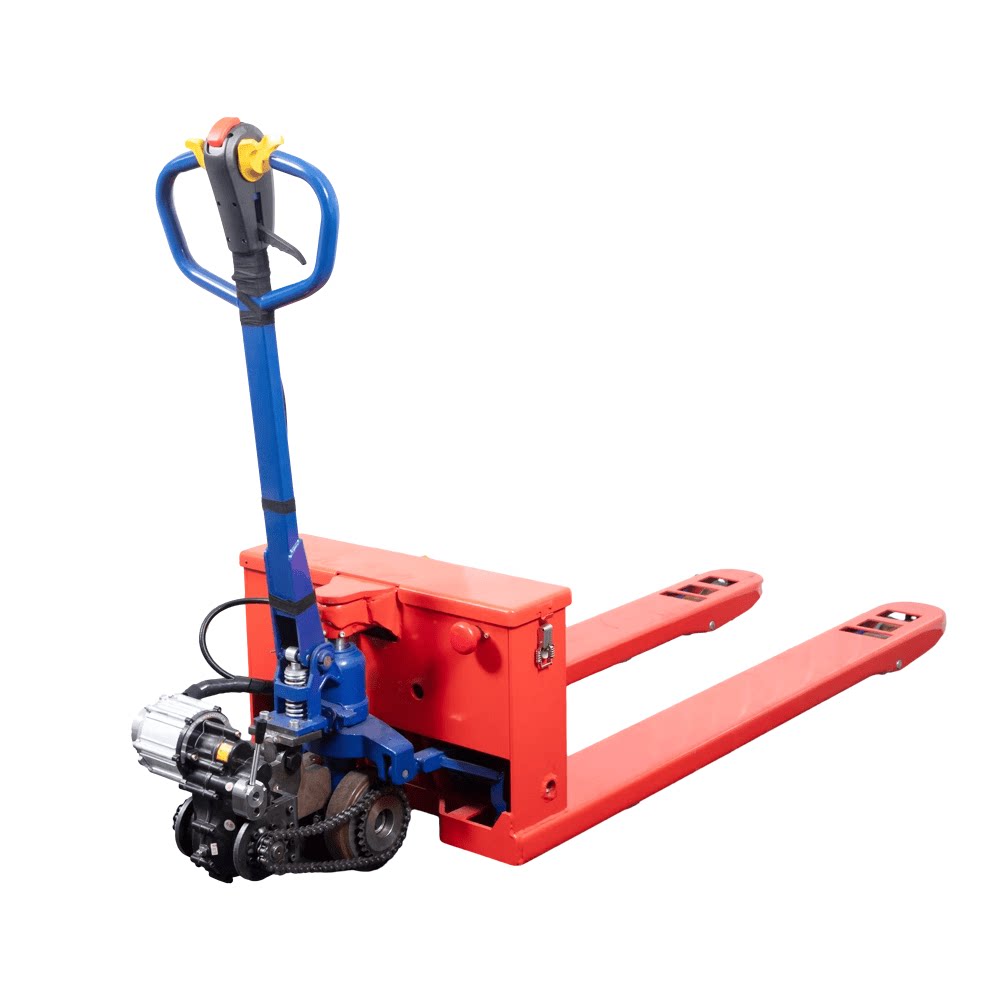 半电动液压搬运车叉车5吨8吨10吨重型加固升降托盘搬运车拖车地牛