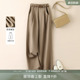 长裤 阔腿裤 西装 IHIMI海谧气质高腰直筒裤 休闲裤 新款 裤 女2026春季