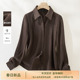 IHIMI海谧磨毛重工衬衫 直播专享 冬氛围感叠搭可露丽风上衣