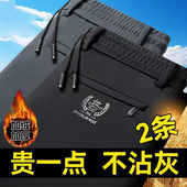 免烫抗皱运动长裤 加绒保暖工作裤 厚款 加厚宽松休闲裤 子男秋冬款