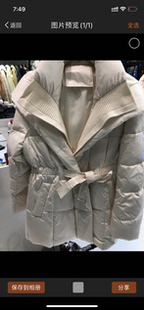 时尚 新款 腰带连帽羽绒服收腰显瘦缎面现货 2025冬季 雅琪娜G160女装