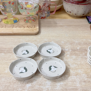 铃兰4个味碟