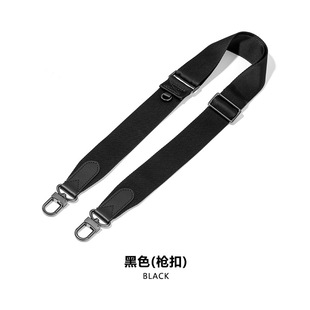 适用于lv keepall25 20黑武士包帆布肩带尼龙斜挎替换男士包带