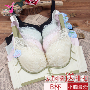 玉姿一族文胸正品胸罩聚拢7808 B杯中薄款软钢圈海藻纤维新款内衣