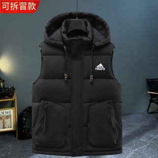 羽绒棉马甲男女2026新款秋冬季背心品牌坎肩棉马夹潮大码情侣外套