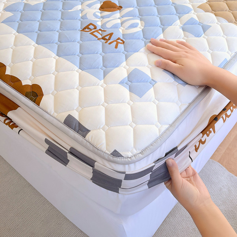 A类大豆夹棉床笠新款加厚床罩1.35米2.0m床垫保护套防尘罩150x190,床上用品,床笠,淘宝优惠券,粉丝福利购,淘宝优惠卷