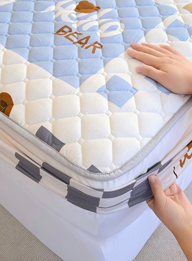 A类磨毛夹棉床笠新款加厚床罩0.9米x2m床垫保护套防尘罩200x220cm