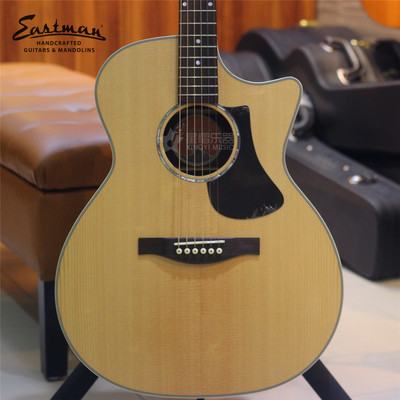 eastman美国入门民谣单板吉他