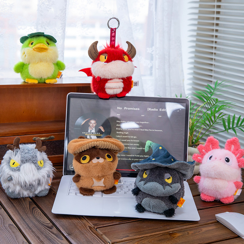 新款史前生物恐龙毛绒玩具挂件仿真霸王龙公仔钥匙扣男生背包挂饰