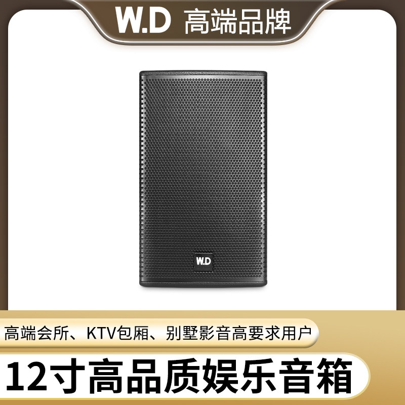 W.D卧龍太極专业12寸家庭娱乐KTV高端会所俱乐部包厢工程全频音响