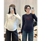 秋冬款 丝绒印花长袖 T恤加绒加厚修身 LeoMami孕妇装 百搭德绒打底衫