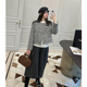 LeoMami高级感孕妇装 冬羊毛小香风羽绒外套休闲气质粗花呢短外套