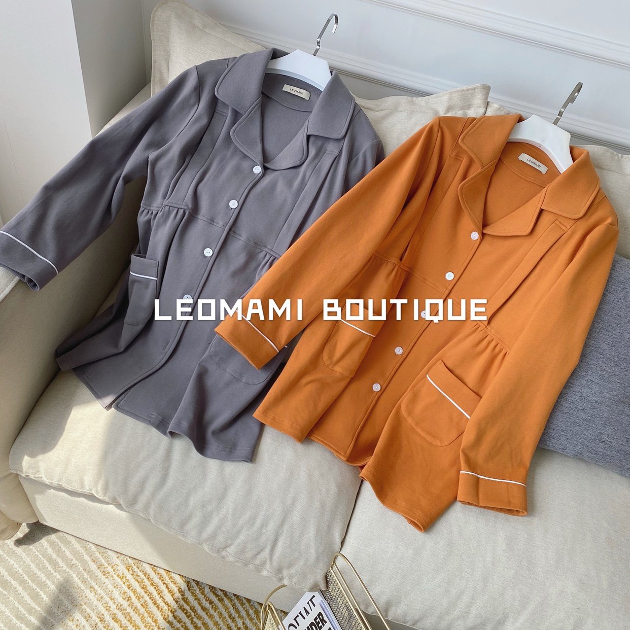 坐月子秋冬透气可哺乳高级孕妇装