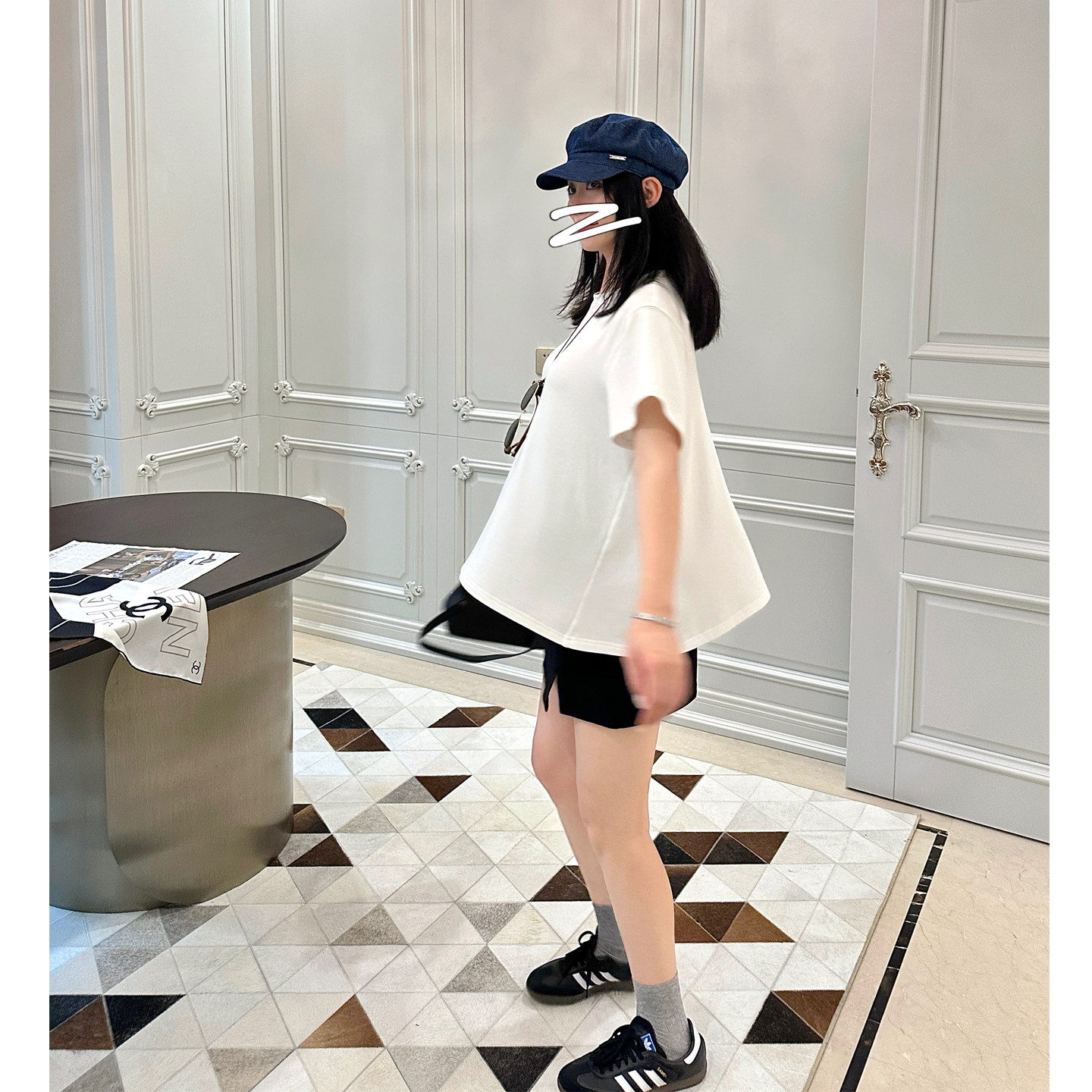 LeoMami天丝棉孕妇T恤宽松显瘦图片