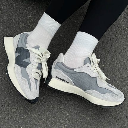 New Balance 327 舒适复古 防滑耐磨 休闲透气 减震运动鞋 跑步鞋