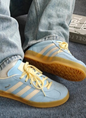 adidas/阿迪达斯 Originals Gazelle Indoor 缓震 耐磨德训鞋板鞋