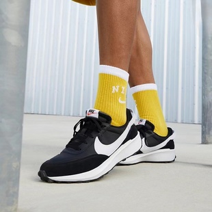 Nike Waffle Debut 轻便缓震 防滑 复古 华夫鞋 老爹鞋运动休闲鞋