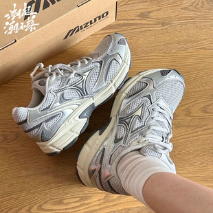 男女同款 Mizuno 2K复古厚底减震耐磨透气休闲跑步鞋 Speed 美津浓