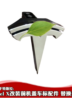 适用于特斯拉Model X车标 modelx前标后尾门标 model x字标百叶窗